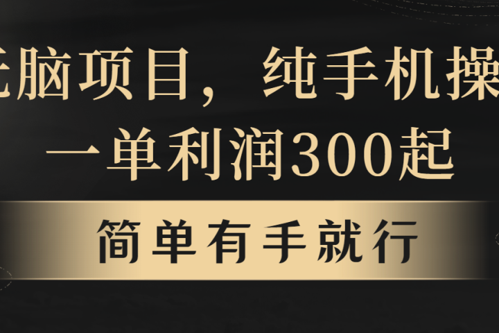 无脑项目，一单几百块，轻松月入5w+，看完就能直接操作四海领钱-网创-知识付费-网创项目资源站-副业项目-创业项目-搞钱项目四海领钱
