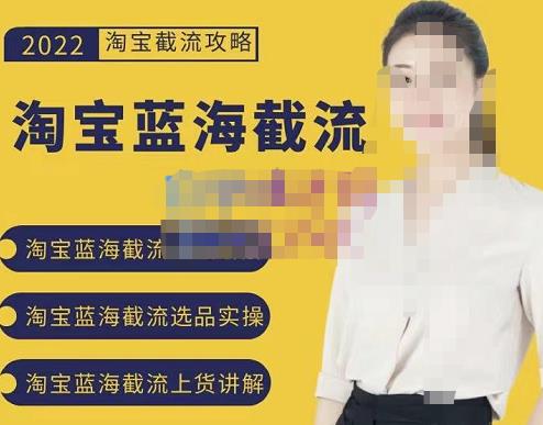 2022淘宝蓝海截流攻略，淘宝蓝海截流选品上货实操讲解四海领钱-网创-知识付费-网创项目资源站-副业项目-创业项目-搞钱项目四海领钱