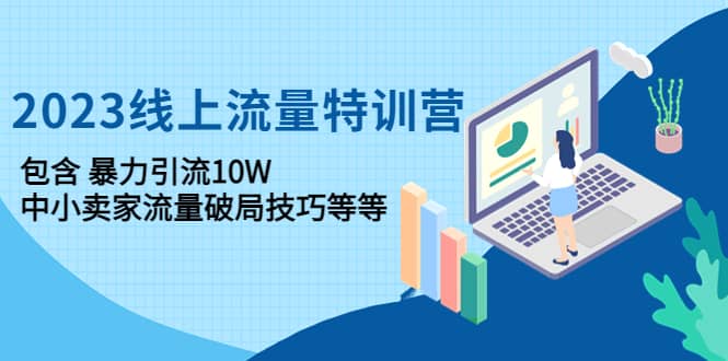 2023线上流量特训营：中小卖家流量破局技巧等等四海领钱-网创-知识付费-网创项目资源站-副业项目-创业项目-搞钱项目四海领钱