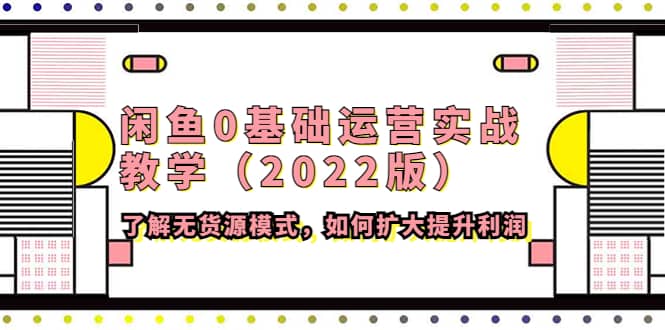 闲鱼0基础运营实战教学（2022版）了解无货源模式，如何扩大提升利润四海领钱-网创-知识付费-网创项目资源站-副业项目-创业项目-搞钱项目四海领钱