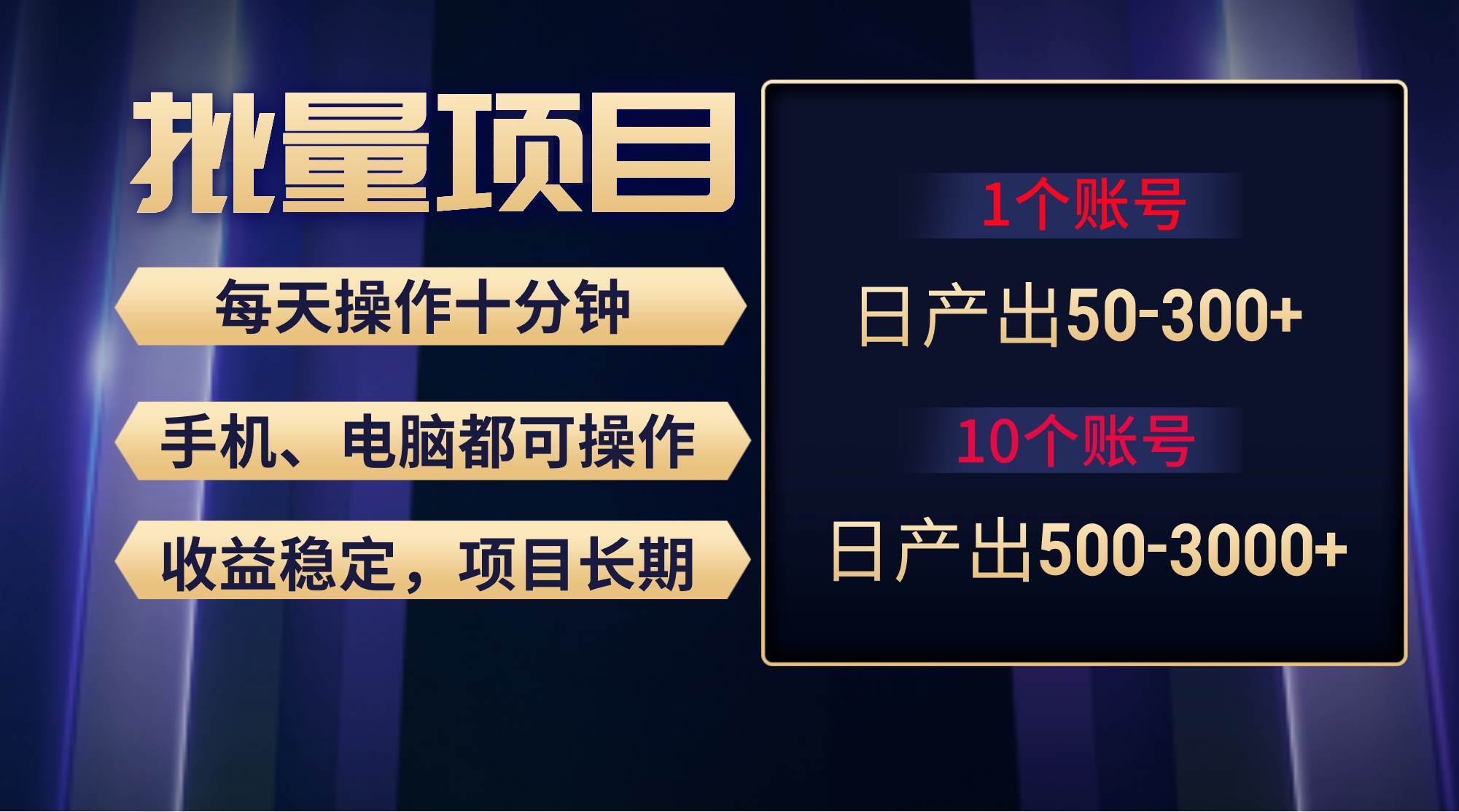 红利项目稳定月入过万，无脑操作好上手，轻松日入300+四海领钱-网创-知识付费-网创项目资源站-副业项目-创业项目-搞钱项目四海领钱