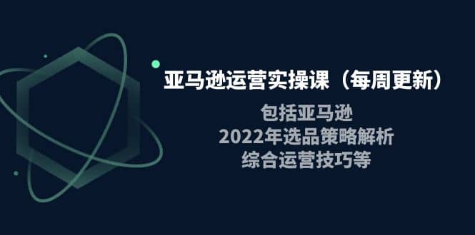 亚马逊运营实操课（每周更新）包括亚马逊2022选品策略解析，综合运营技巧等四海领钱-网创-知识付费-网创项目资源站-副业项目-创业项目-搞钱项目四海领钱