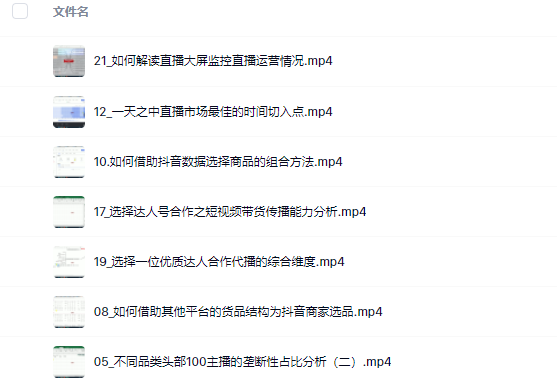宁静数据2022抖音数据化运营系列课，最新的抖音直播间起爆算法四海领钱-网创-知识付费-网创项目资源站-副业项目-创业项目-搞钱项目四海领钱
