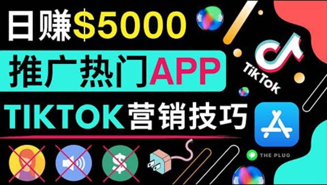 无需露脸，无需录音，无需投资，TIKTOK上传短视频，最高日入5000美元四海领钱-网创-知识付费-网创项目资源站-副业项目-创业项目-搞钱项目四海领钱