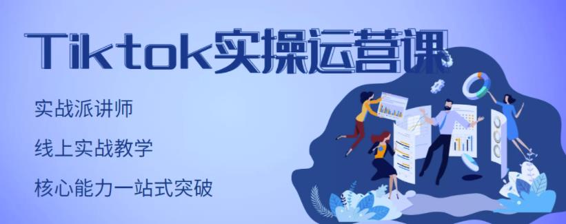 TikTok实操运营课，手把手账号实战，适合零基础Tiktok新人四海领钱-网创-知识付费-网创项目资源站-副业项目-创业项目-搞钱项目四海领钱