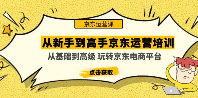 从新手到高手京东运营培训：从基础到高级 玩转京东电商平台(无水印)四海领钱-网创-知识付费-网创项目资源站-副业项目-创业项目-搞钱项目四海领钱