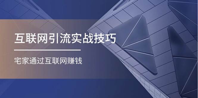 互联网引流实操技巧(适合微商，吸引宝妈)，宅家通过互联网赚钱（17节）四海领钱-网创-知识付费-网创项目资源站-副业项目-创业项目-搞钱项目四海领钱