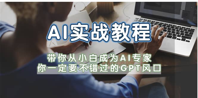 AI实战教程，带你从小白成为AI专家，你一定要不错过的G-P-T风口四海领钱-网创-知识付费-网创项目资源站-副业项目-创业项目-搞钱项目四海领钱