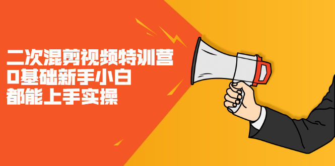 二次混剪视频特训营，0基础新手小白都能上手实操，两天开干四海领钱-网创-知识付费-网创项目资源站-副业项目-创业项目-搞钱项目四海领钱