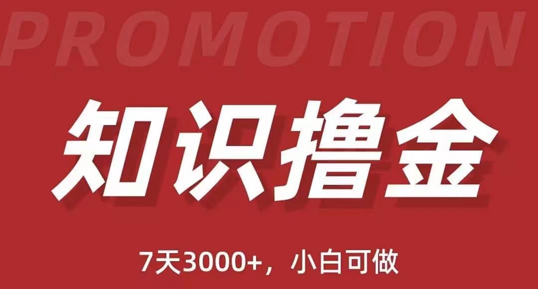 抖音知识撸金项目：执行力强当天见收益(教程+资料)四海领钱-网创-知识付费-网创项目资源站-副业项目-创业项目-搞钱项目四海领钱