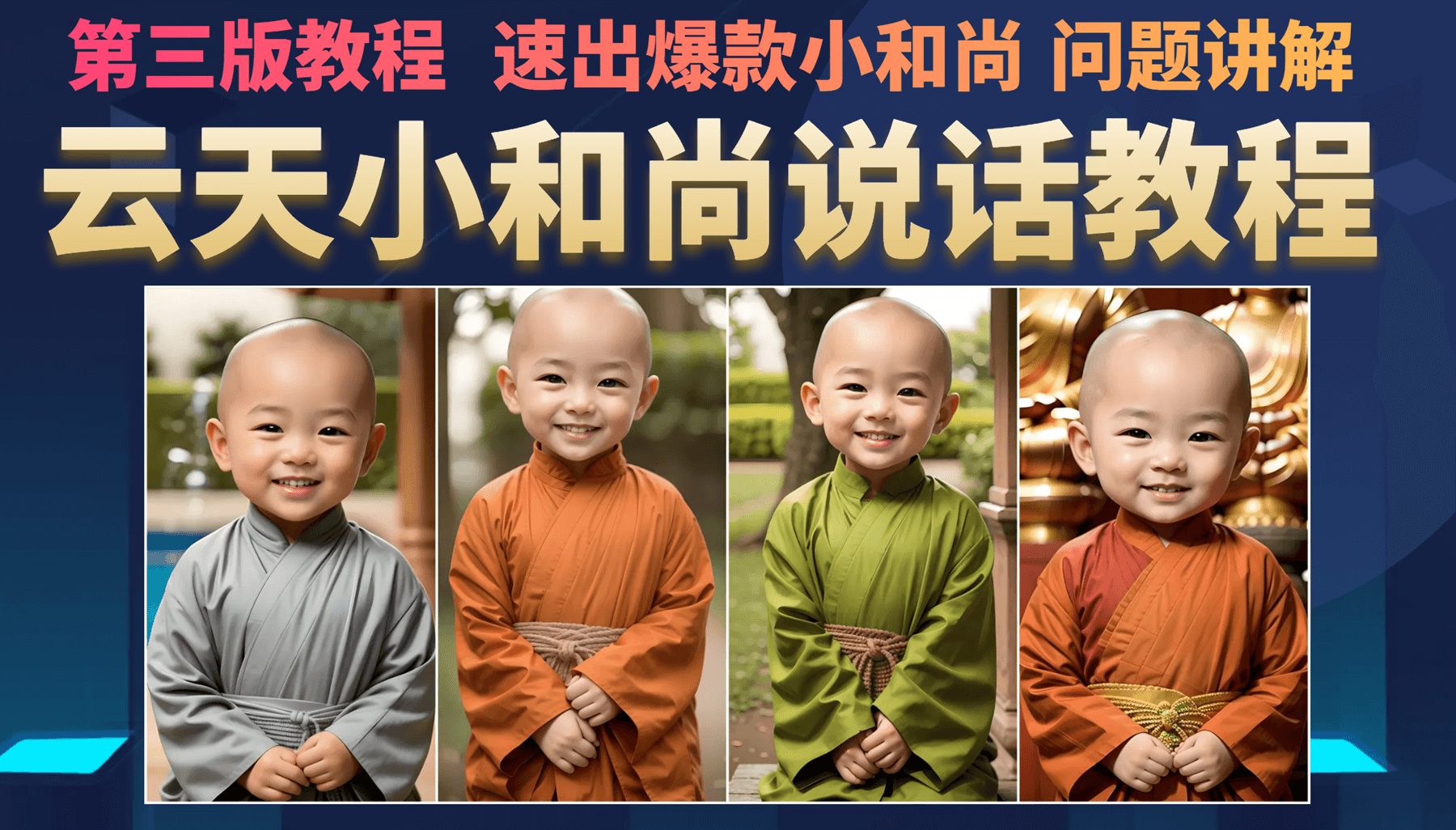 云天小和尚会说话，7天万粉（第3版教程）四海领钱-网创-知识付费-网创项目资源站-副业项目-创业项目-搞钱项目四海领钱
