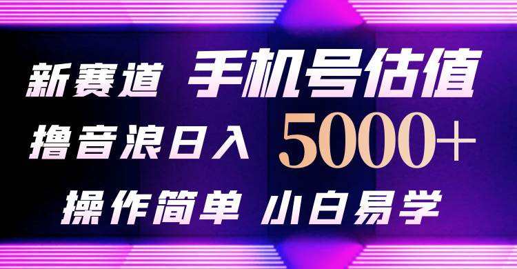 抖音不出境直播【手机号估值】最新撸音浪，日入5000+，简单易学，适合…四海领钱-网创-知识付费-网创项目资源站-副业项目-创业项目-搞钱项目四海领钱