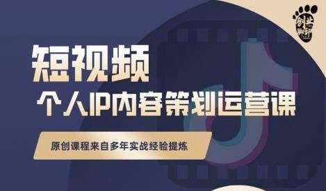 抖音短视频个人ip内容策划实操课，真正做到普通人也能实行落地四海领钱-网创-知识付费-网创项目资源站-副业项目-创业项目-搞钱项目四海领钱