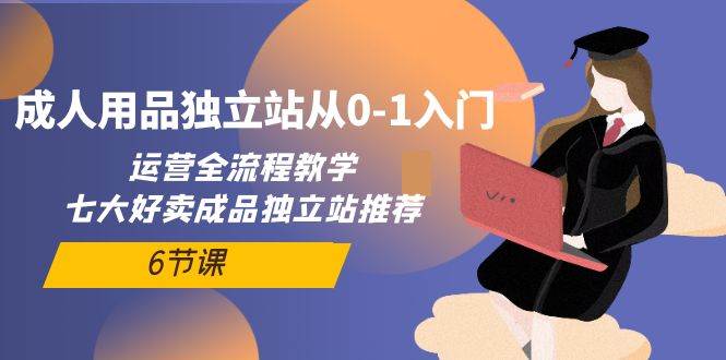 成人用品独立站从0-1入门，运营全流程教学，七大好卖成品独立站推荐-6节课四海领钱-网创-知识付费-网创项目资源站-副业项目-创业项目-搞钱项目四海领钱