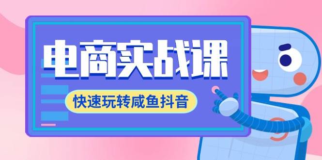 电商实战课，快速玩转咸鱼抖音，全体系全流程精细化咸鱼电商运营-71节课四海领钱-网创-知识付费-网创项目资源站-副业项目-创业项目-搞钱项目四海领钱