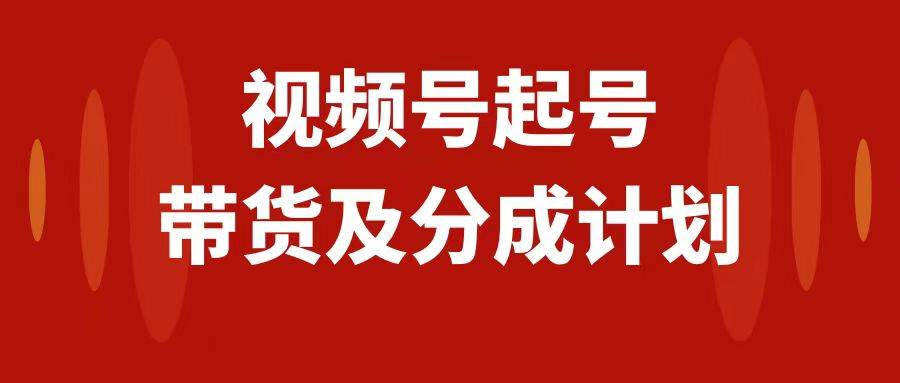 视频号快速起号，分成计划及带货，0-1起盘、运营、变现玩法，日入1000+四海领钱-网创-知识付费-网创项目资源站-副业项目-创业项目-搞钱项目四海领钱
