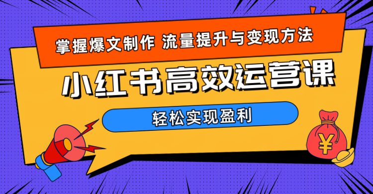 价值980小红书运营操作指南四海领钱-网创-知识付费-网创项目资源站-副业项目-创业项目-搞钱项目四海领钱