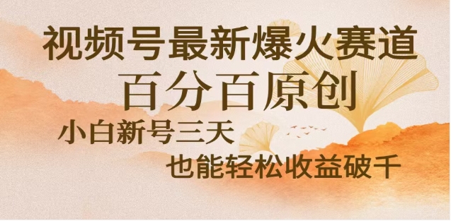 视频号独家玩法，老年养生赛道，无脑搬运爆款视频，日入2000+四海领钱-网创-知识付费-网创项目资源站-副业项目-创业项目-搞钱项目四海领钱